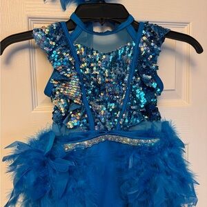 Weissman Shimmering Blue Sequin Costume